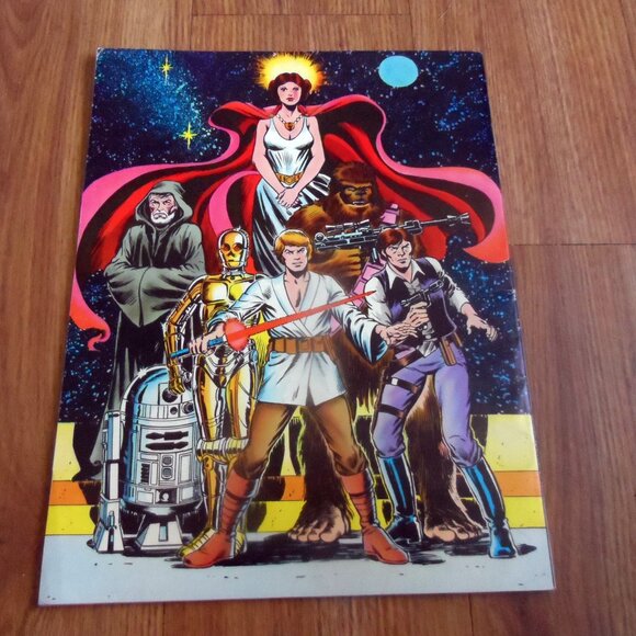 1977 Star Wars Marvel Large Comic Book #1 (34cm X 26cm) - Picture 2 of 2